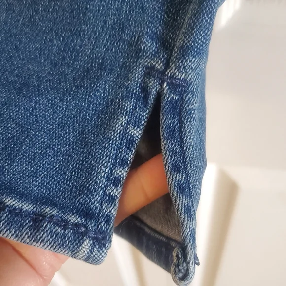 MOTHER THE STUNNER ZIP BUNNY SNIP NWT. SZ 31 CROP BERMUDA - Picture 6 of 10